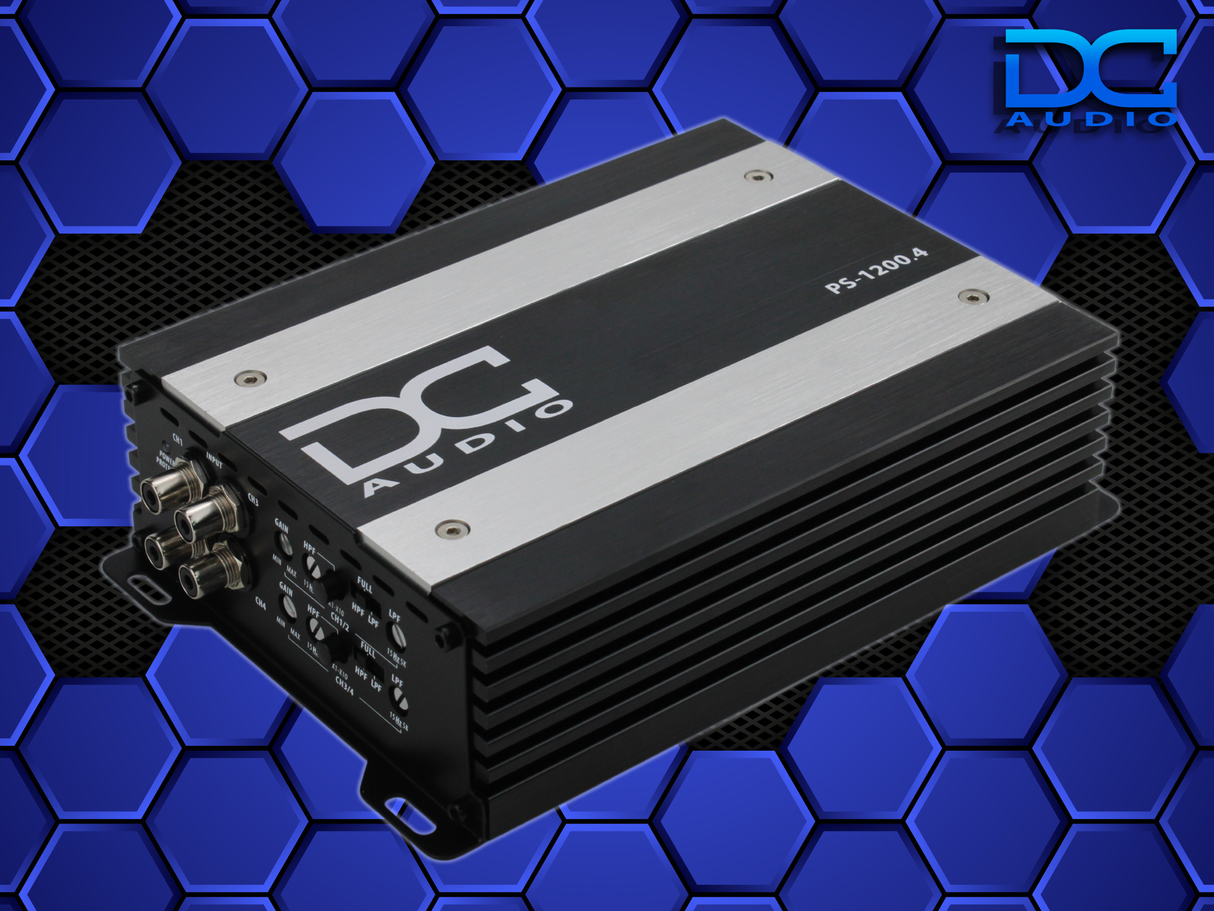 DC Audio PS1200x4 - Mini 4 Channel Amplifier
