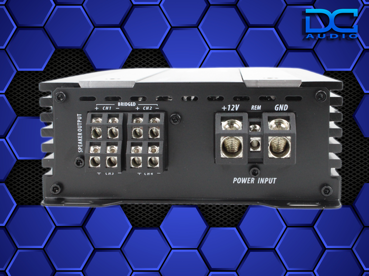 DC Audio PS1200x4 - Mini 4 Channel Amplifier