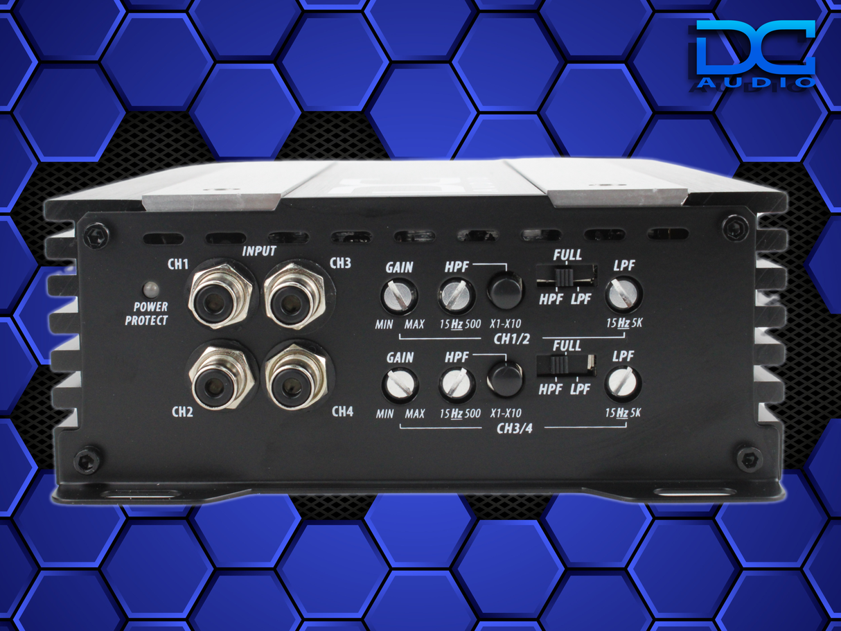 DC Audio PS1200x4 - Mini 4 Channel Amplifier