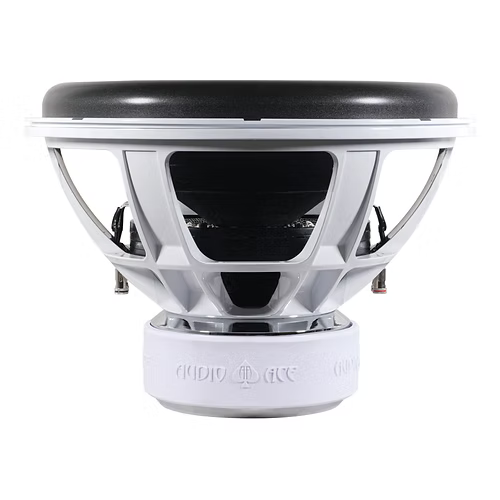 Audio Ace Subwoofer with 'Audio Ace' branding on the motor boot on a white background
