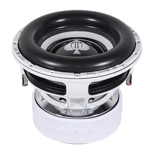 Audio Ace Car subwoofer with visible brand logo on a white background