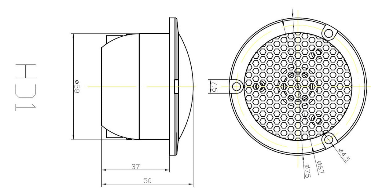 Crescendo Audio HD-1 Supertweeter - 4OHM | SINGLE