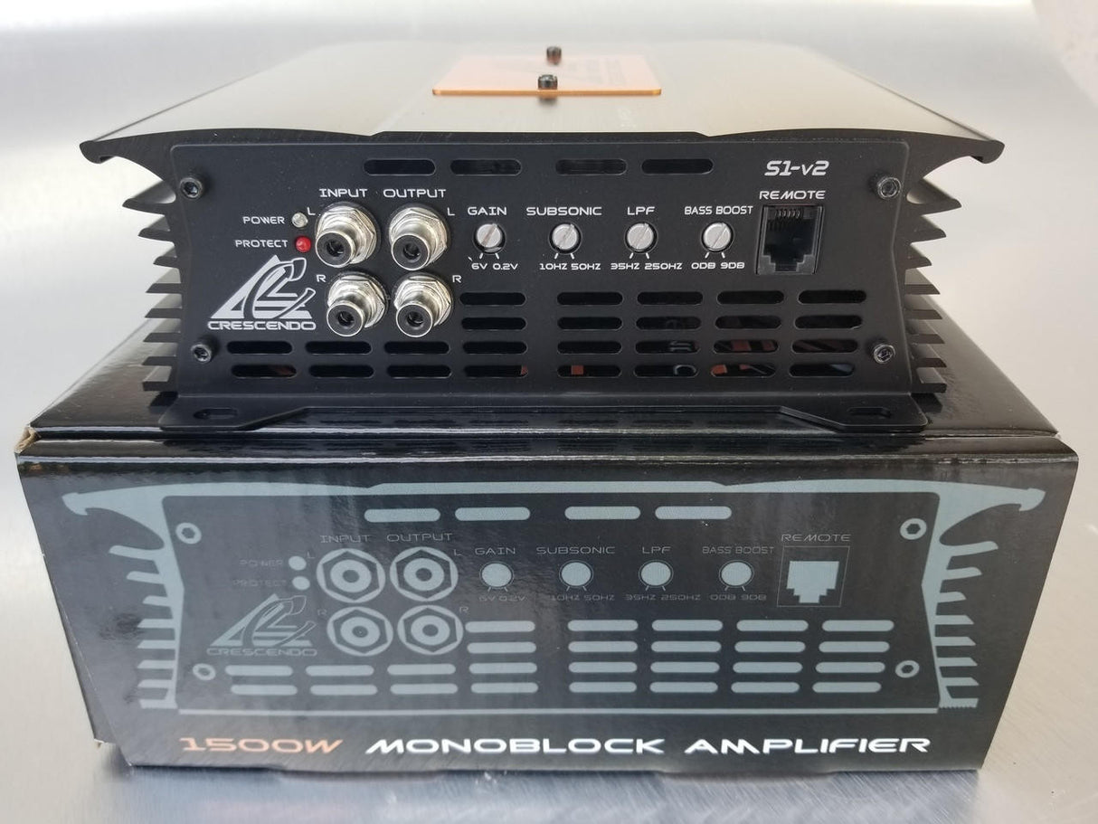 CRESCENDO AUDIO | SYMPHONY S1V2 MONOBLOCK | BASS AMPLIFIER