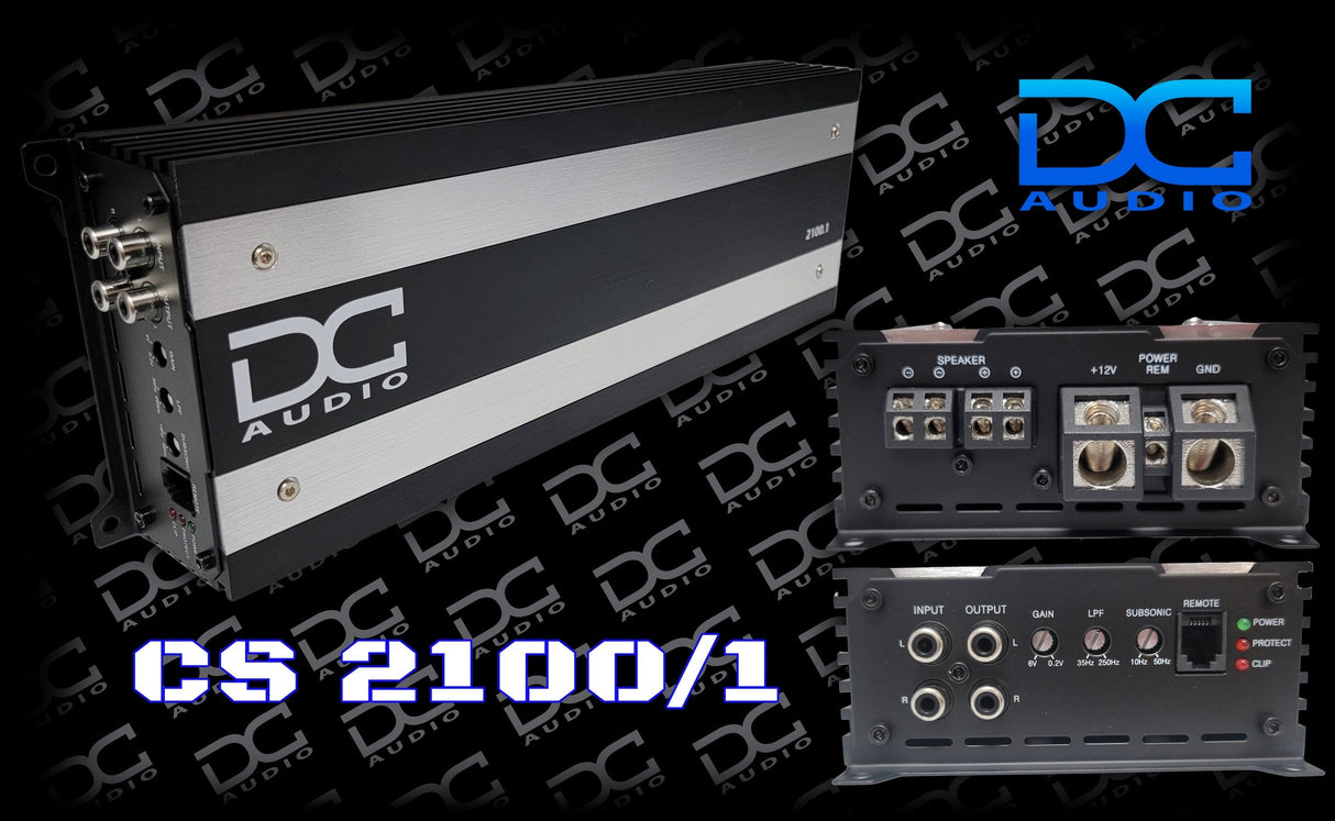DC Audio CS 2100x1 1-Channel Amplifier