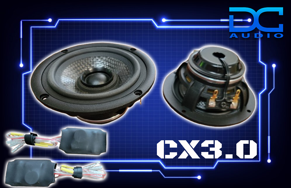DC Audio 3.0" Coaxial Speakers DC-3.0CX