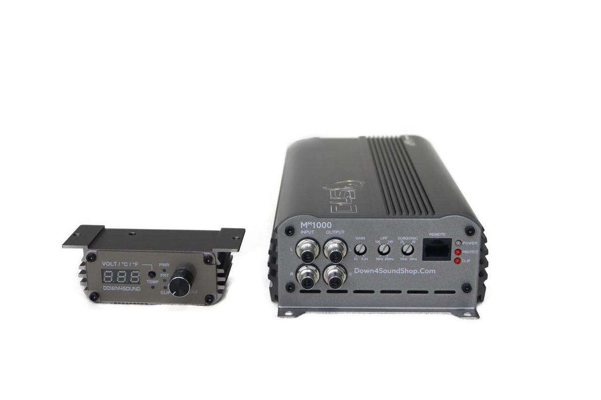 Down4Sound MM1000 (Mini Maxx) | 1000W RMS Mini Car Audio Amplifier