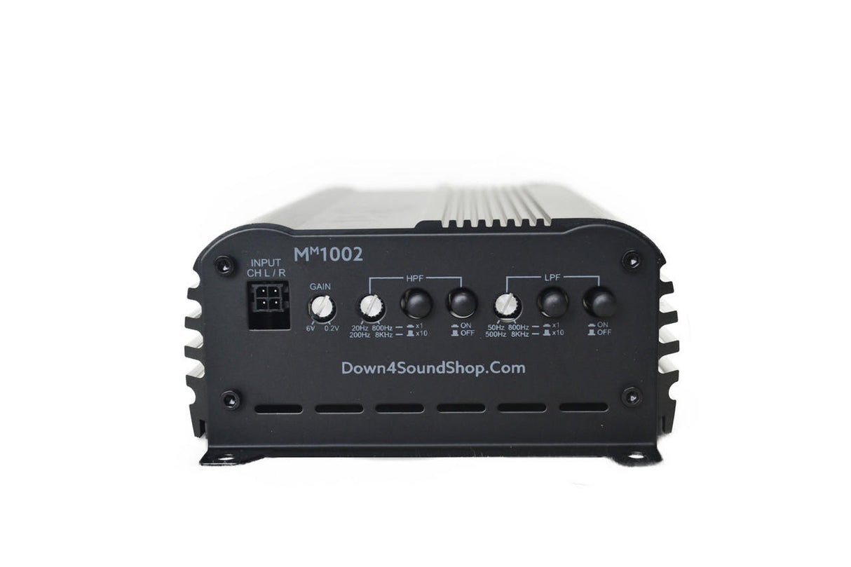 Down4Sound MM1002 (Mini Maxx) | 350W RMS Mini 2 CH Car Audio Amplifier