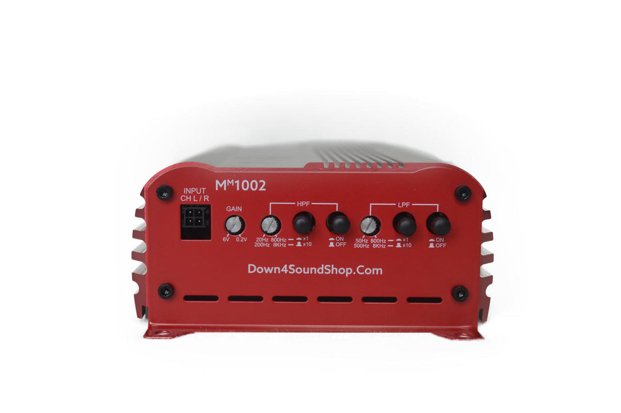 Down4Sound MM1002 (Mini Maxx) | 350W RMS Mini 2 CH Car Audio Amplifier