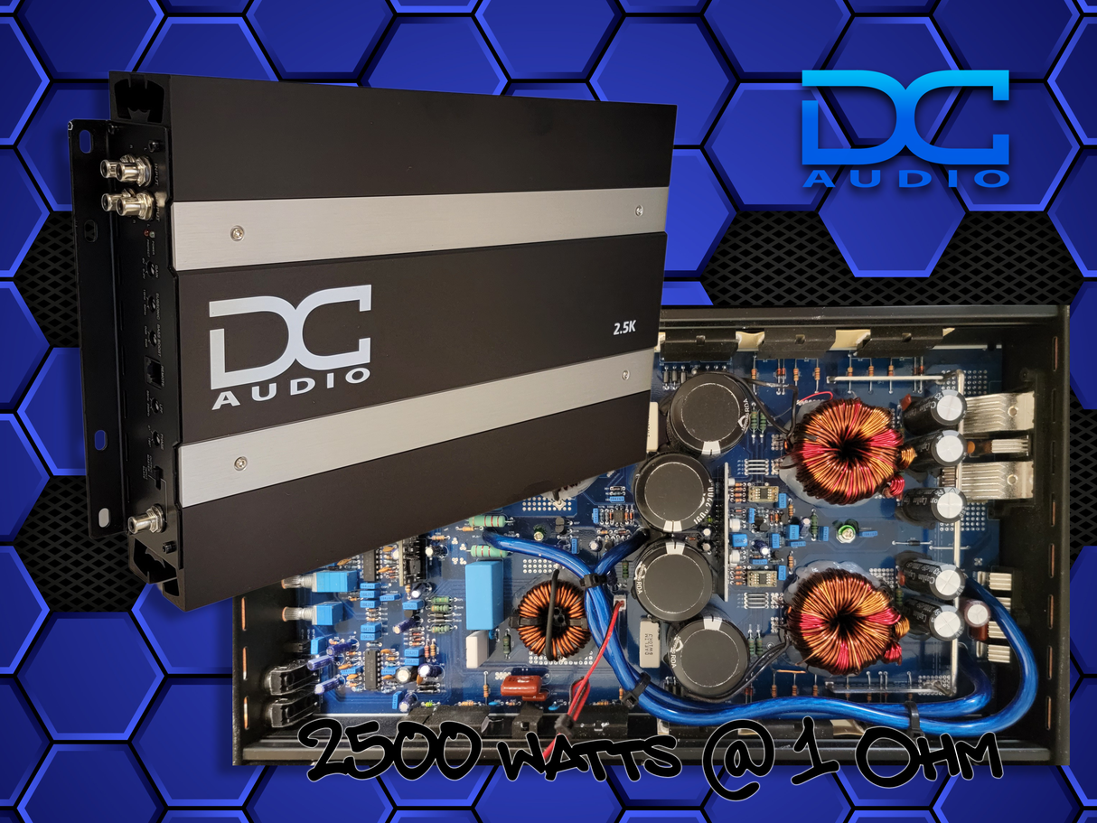 DC Audio 2.5k 2500 watt Mono Block Amplifier