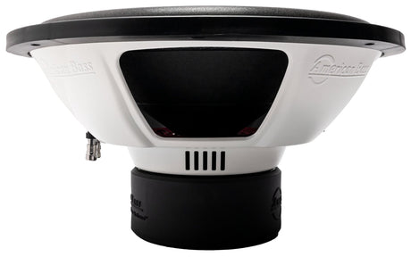 American Bass DX 15" Subwoofer, black with red and white accents, designed for car audio systems.