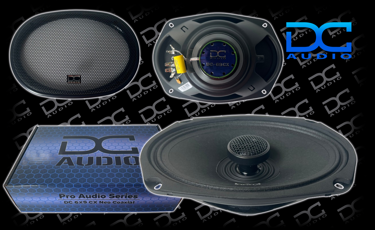 DC Audio 6x9" Coaxial Speakers DC-6x9CX