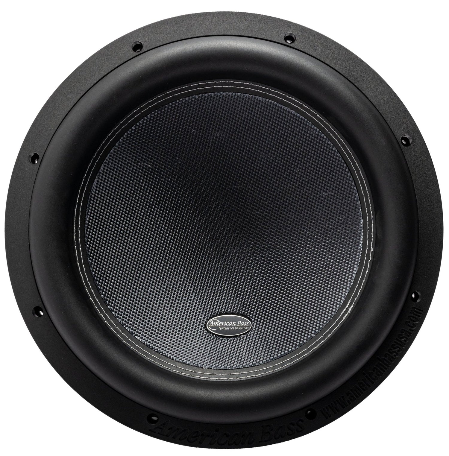 American Bass XR 12 inch Subwoofer with fiberglass cone and stitched rubber surround