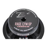 B2 Audio 6.5"  Carbon Fiber Marine, Motorcycle, Powersports, 4-Ohm Shallow Mount Speakers, Sold in pairs RAGE6CFM
