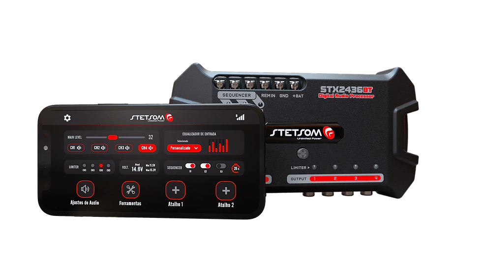 Stetsom STX2436 Bluetooth Digital Processor