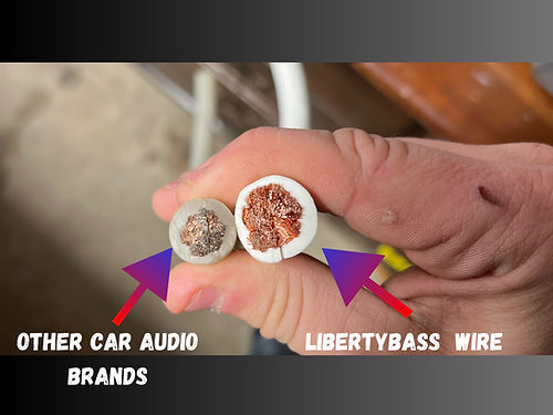 LibertyBass 1/0 Gauge OFC Wire - by the foot