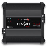 Stetsom Bravo amplifier on a white background