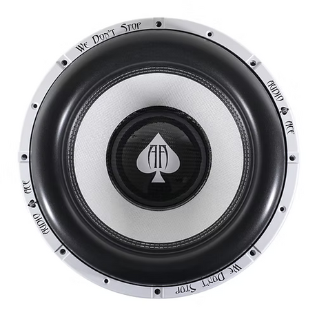 Audio Ace Jester subwoofer with visible brand logo on a white background