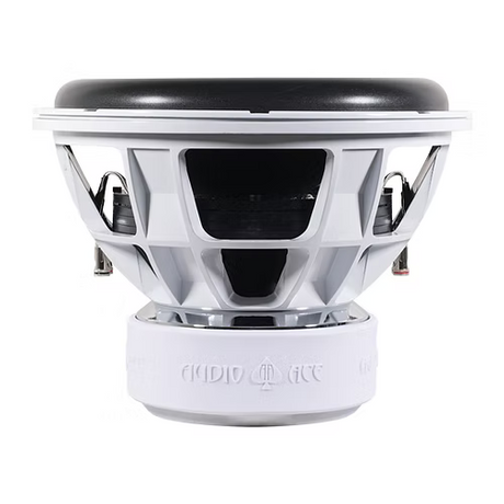 Audio Ace Jester subwoofer with 'Audio Ace' branding on a white background