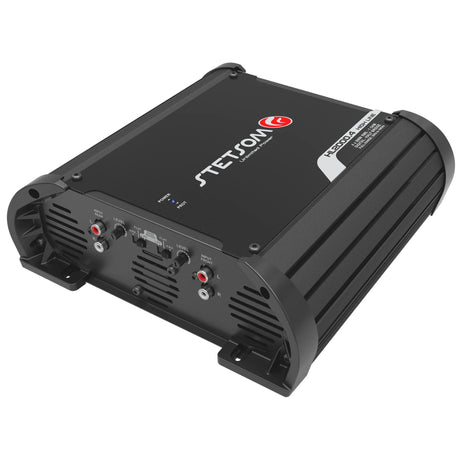 Stetsom HL 2000.4 4-Channel Car Audio Amplifier – 2000W RMS High Line Series, black compact design with crossover controls and bridgeable power