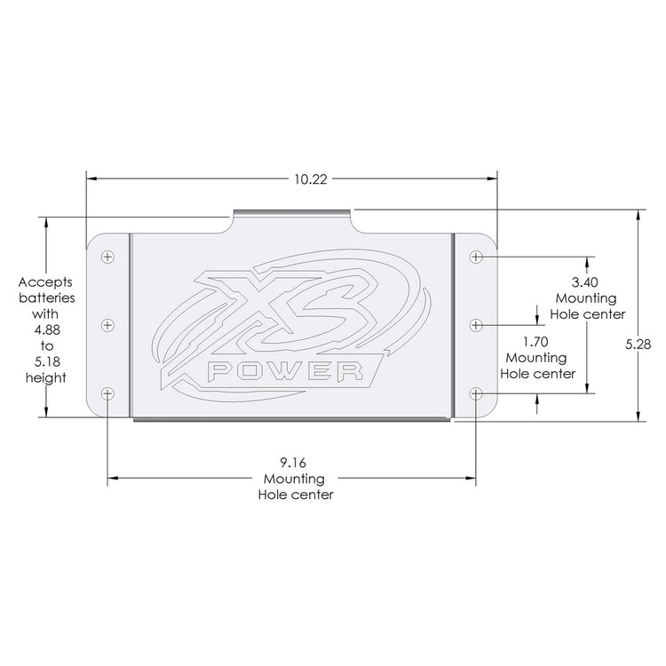 XS Power 
										510 - 375 Side Mount
									 Battery