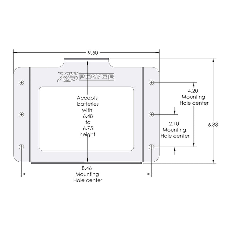 XS Power 
										512 - 680 Side Mount
									 Battery