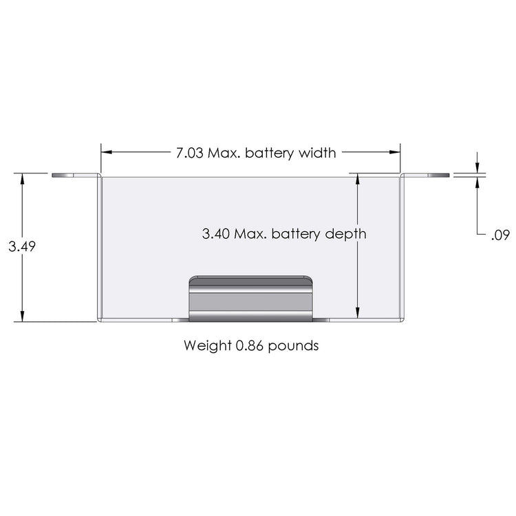 XS Power 
										512 - 680 Side Mount
									 Battery