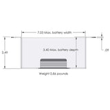XS Power 
										512 - 680 Side Mount
									 Battery