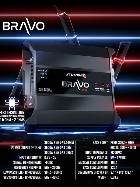 Stetsom Bravo Bass Flex 3k .5 Ohm Stable