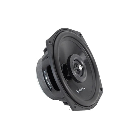  Close-up side angle of Orion CB52 showcasing magnet venting and frame contours designed for efficient airflow and heat dissipation.
