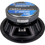 Orion Car Audio CM854 - 8 Inch 4 Ohm Midrange Speaker 300 Watts RMS