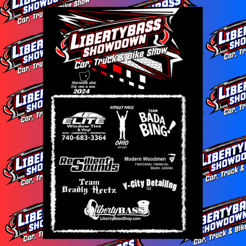 LibertyBass Showdown event t-shirt