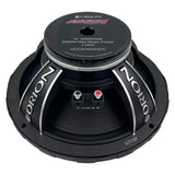 HCCA1054NDC - 10 inch 4 Ohm Dust Cap Midrange Speaker 550 Watts RMS - Orion Car Audio