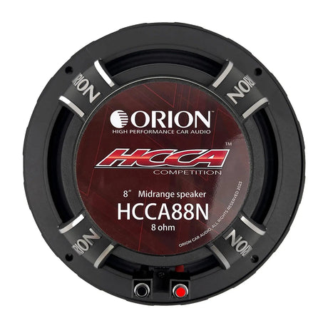 HCCA88N - 8 inch 8 Ohm Neodymium Midrange Speaker 500 Watts RMS - Orion Car Audio