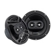 Product pairing view featuring two Orion CB653 6.5” speakers—one with grille on and one with grille off—highlighting both cosmetic and functional components in a side-by-side comparison.