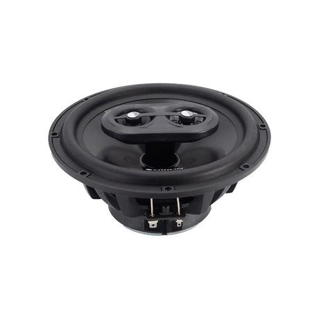 Front view of the Orion CB653 speaker without its grille, clearly displaying the coaxial driver configuration and robust basket structure.


