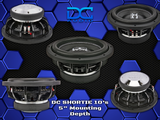 DC Audio Shortie Subwoofers