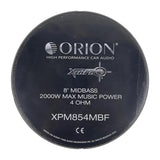 Orion Car Audio XPM854MBF Speaker