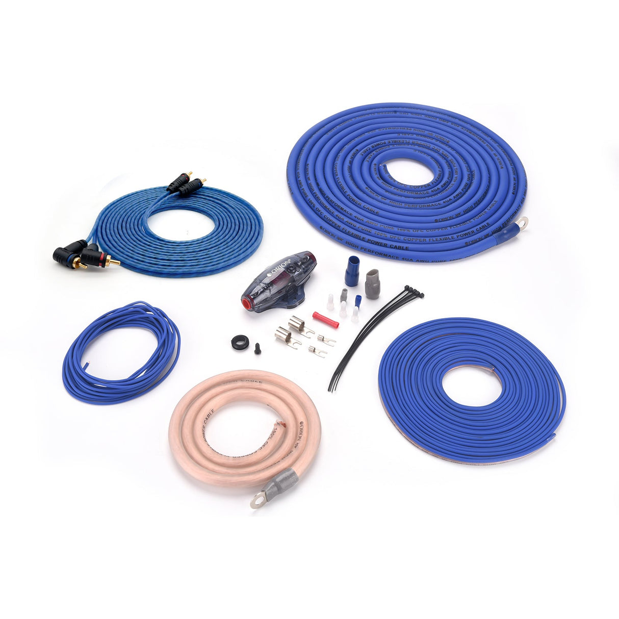 ORION 4-GAUGE 100% OXYGEN FREE COPPER (OFC) AMPLIFIER WIRING KIT I XTRCOPPERKIT4