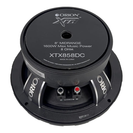 XTX858DC - 8 inch 8 Ohm Dust Cap Midrange Speaker - Orion Car Audio