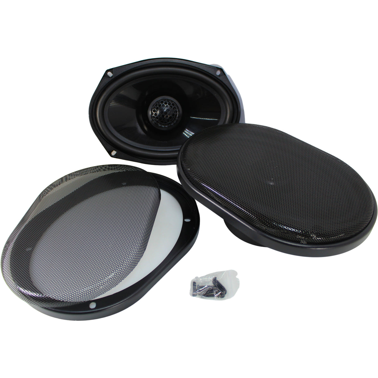B2 Audio RAGE Series Pair of 6x9" 4-Ohm 100 Watt RMS Coaxial Mid To High End Speakers RAGE69X