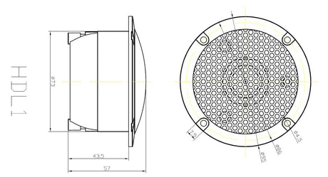 Crescendo Audio HDL-1 Supertweeter - 4OHM | SINGLE