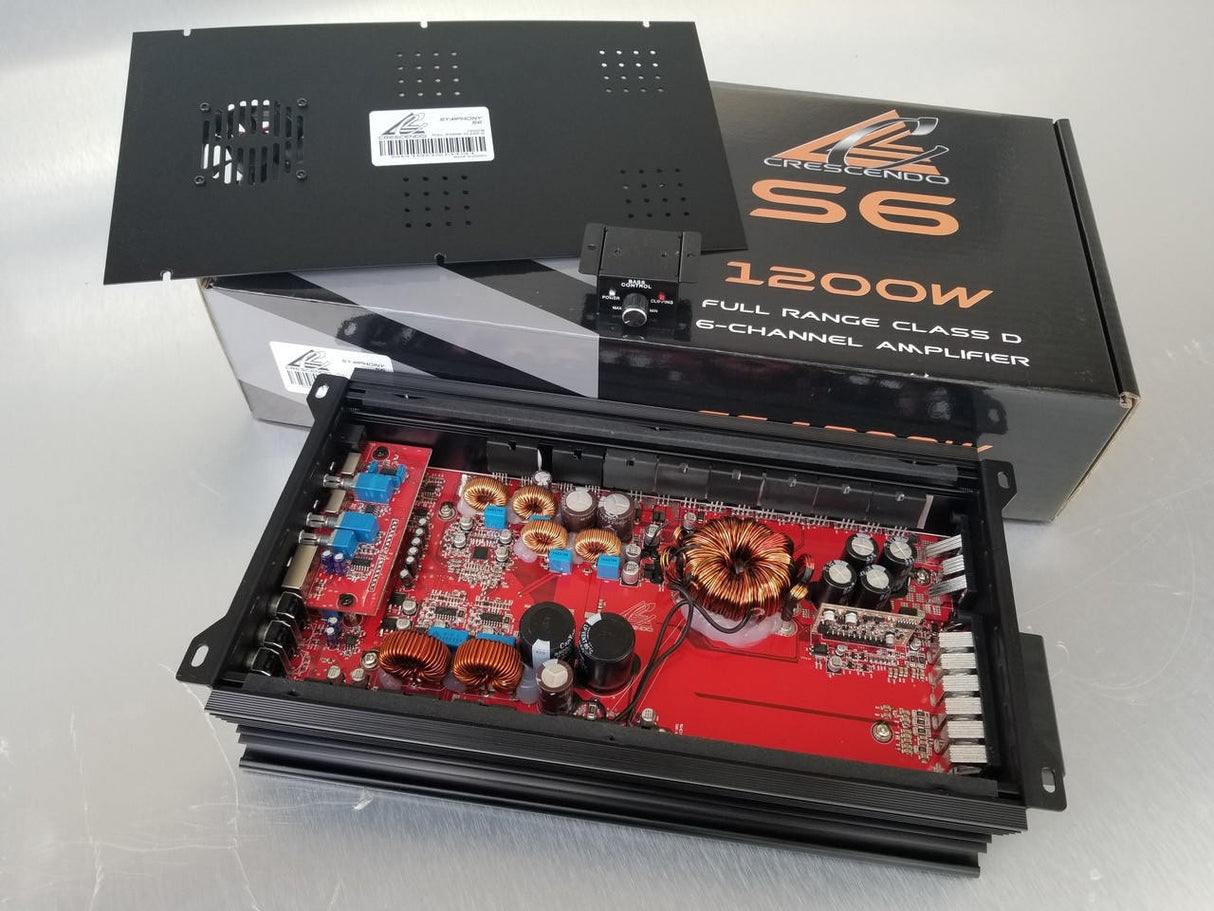 CRESCENDO AUDIO | SYMPHONY S6 | 6 CHANNEL AMPLIFIER