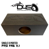 Down4sound PRO-FAB 8 | 8 Sub Box | Single 8-Inch Ported Subwoofer Enclosure Box