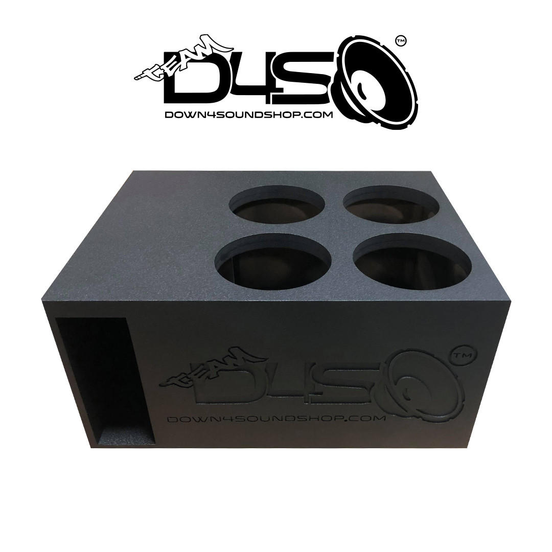 Down4sound PRO-FAB 4 10 | 4 10 Sub Box | Quad 10-Inch Ported Subwoofer Enclosure Box