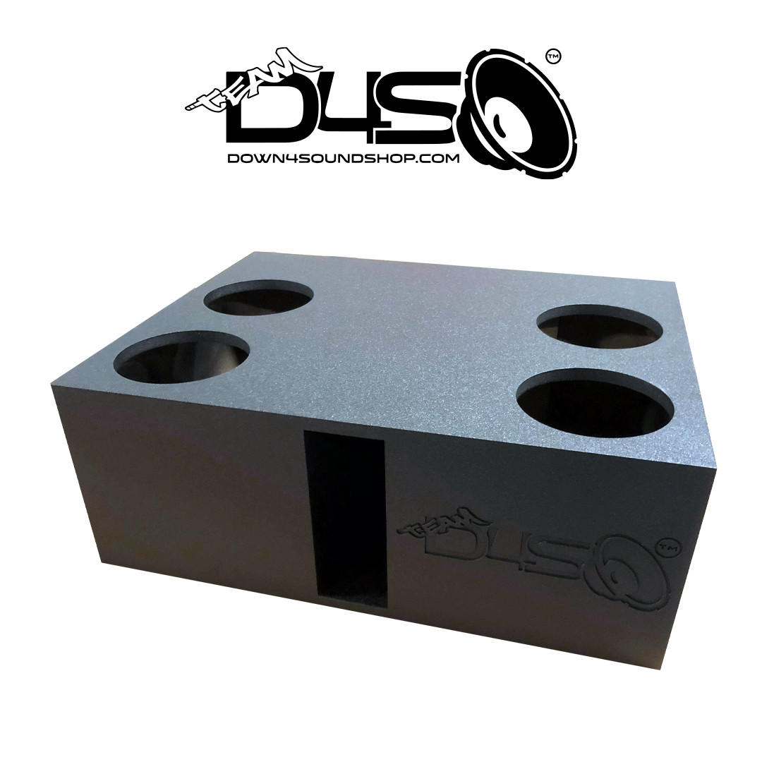 Down4sound PRO-FAB 4 8 | 4 8 Sub Box | Quad 8-Inch Ported Subwoofer Enclosure Box