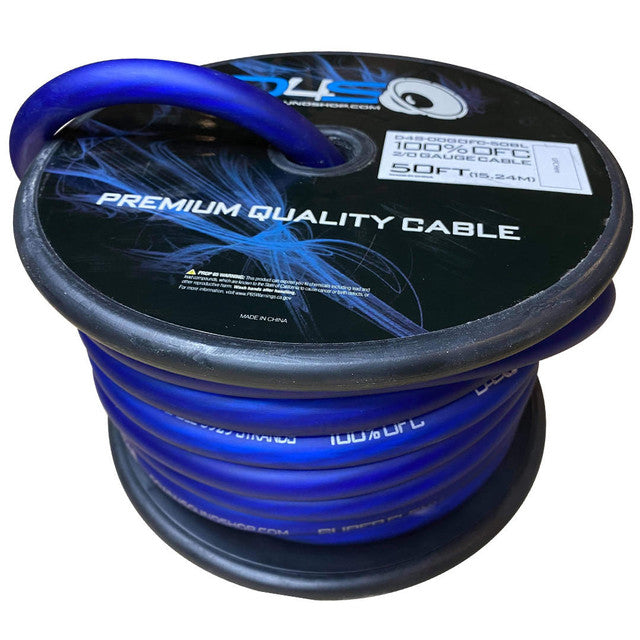 Down4Sound 1/0 OFC Tinned Wire  (By the Foot)