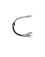 DOWN4SOUND 2-FEMALE TO 1-MALE RCA Y-ADAPTER / Y SPLITTER