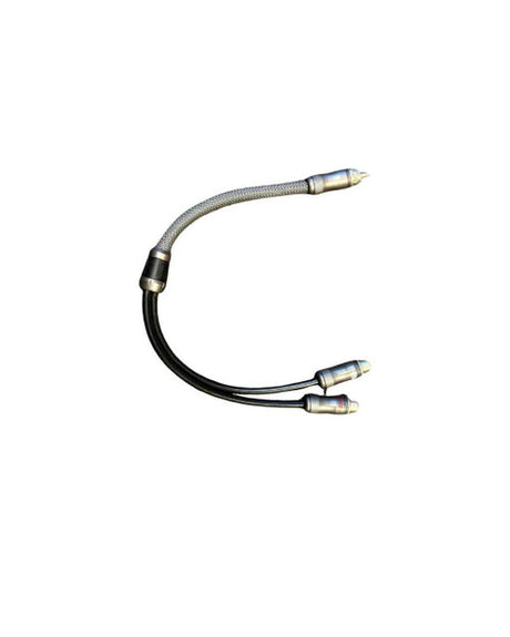 DOWN4SOUND 2-FEMALE TO 1-MALE RCA Y-ADAPTER / Y SPLITTER