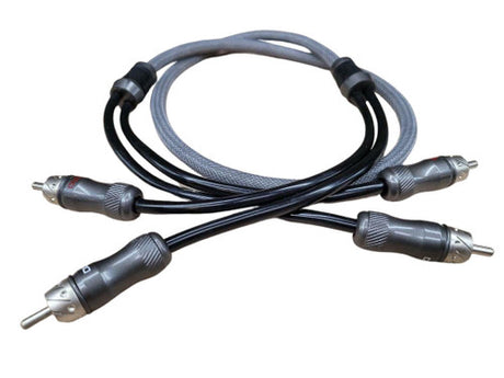 DOWN4SOUND 3 FT 2-CHANNEL TWISTED PAIR RCA INTERCONNECT CABLE
