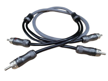 DOWN4SOUND 3 FT 2-CHANNEL TWISTED PAIR RCA INTERCONNECT CABLE